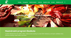 Desktop Screenshot of ekoskola.cz