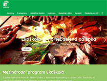 Tablet Screenshot of ekoskola.cz